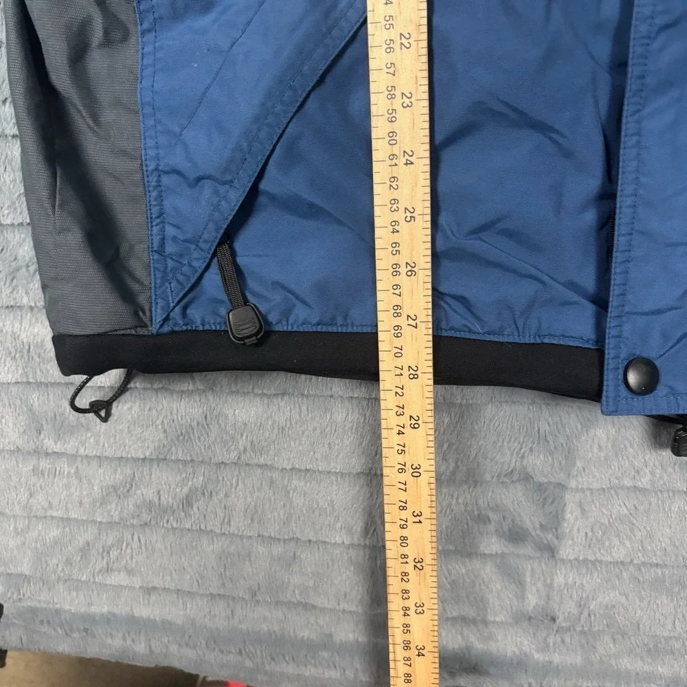 Columbia Challenge Series Interchange Jacket Mens Medium Blue Grey Colorblock